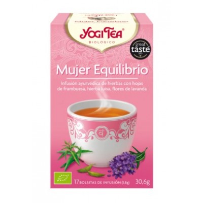 yogi tea mujer equilibrio bio 17 bolsitas