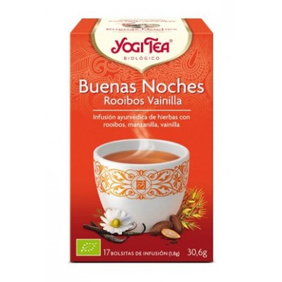 yogi tea buenos sue os rooibos vainilla bio 17 bolsitas