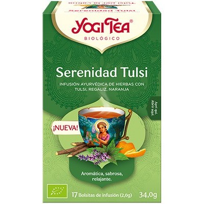 yogi tea serenidad tulsi 17 bolsitas