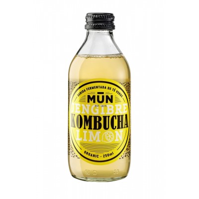 mun kombucha ginger lemon 250ml