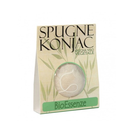 Esponja baño Konjac blanca Bio Essenze