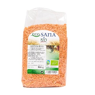 lenteja roja coral bio 500gr ecosana