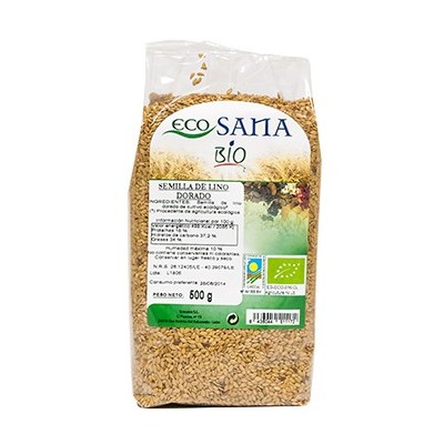 semilla lino dorado bio 500gr ecosana