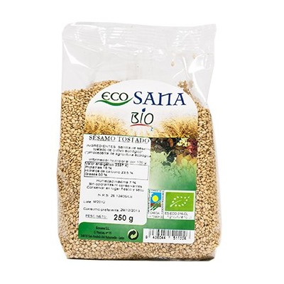 sesamo tostado bio 250gr ecosana