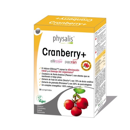 Cranberry+ 30 comprimidos Physalis