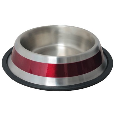 comedero inox antid 1 franja roja