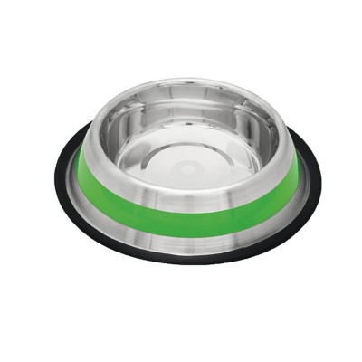 comedero inox antid 5 franja verde