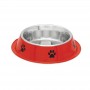 comedero inox antid 5 rojo huellas