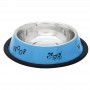 comedero inox antid 2 azul perros