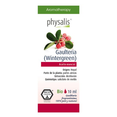 Aceite esencial de gaulteria (wintergreen) bio 10ml Physalis