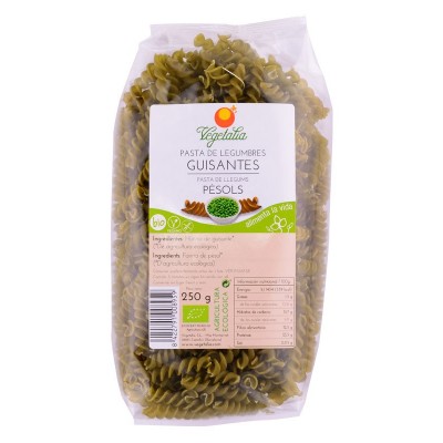 espirales de guisantes sin gluten bio 250g