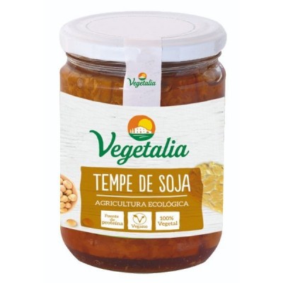 tempe bote vidrio esterilizado 250 g