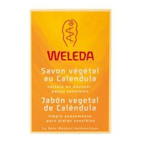 Jabon vegetal de calendula 100g Weleda