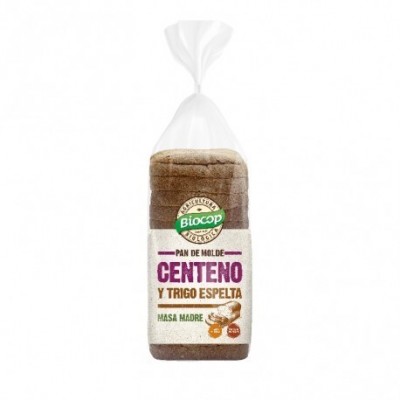 pan de molde centeno y trigo espelta 400g