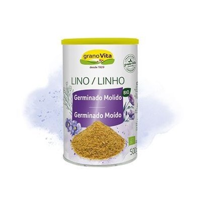 lino germinado molido bio 500g