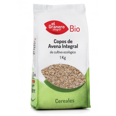 copos de avena integral bio 1 kg