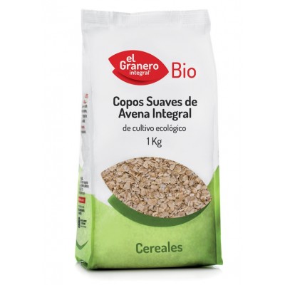 copos suaves de avena integral bio 1 kg