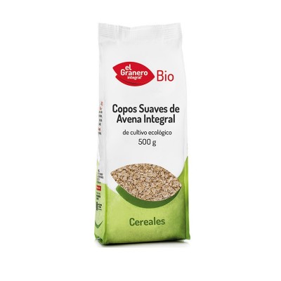 copos suaves de avena integral bio 500 g