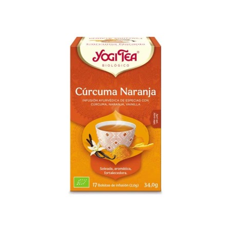 Yogi tea Curcuma Naranja Bio 17 filtros