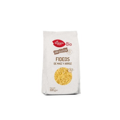 fideos de maiz y arroz sin gluten bio 500 g