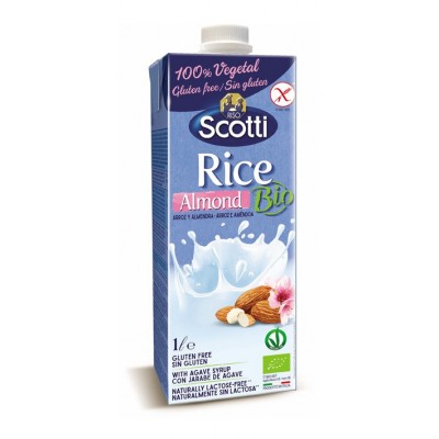 scotti bebida bio arroz y almendra 1l