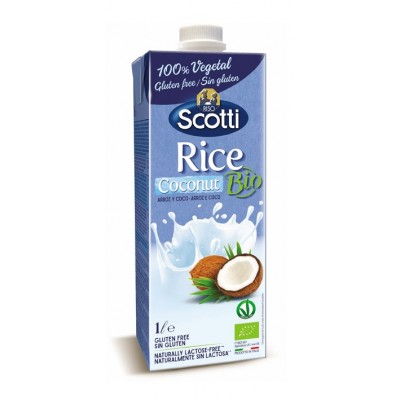 scotti bebida bio arroz y coco 1l