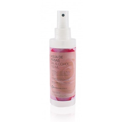 agua de rosas spray sin alcohol 150ml