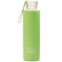 botella bbo verde borosilicato con neopreno 550 ml irisana