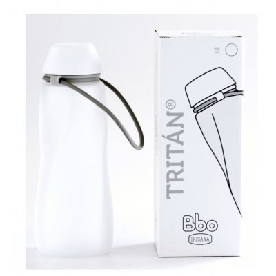 botella bbo tritan blanco 550 ml irisana