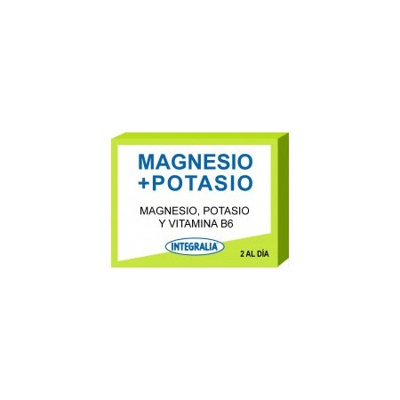 Magnesio + Potasio y Vit.B6 60 capsulas Integralia