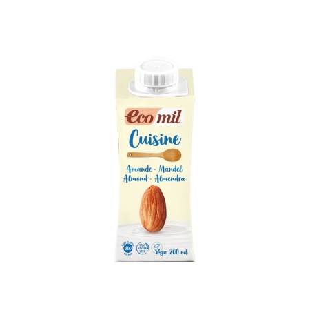 Crema para cocinar de almendra cuisine Bio 200ml Ecomil