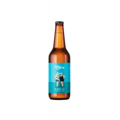 cerveza artesana la ribera rubia sin gluten 330 ml