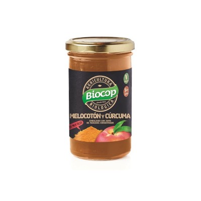 compota melocoton curcuma biocop 280 g