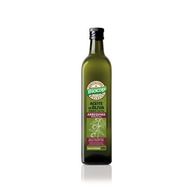 aceite oliva virgen extra arbequina biocop 750 ml