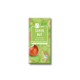 Chocolate vegano avellanas Supernut Bio 80g Ichoc