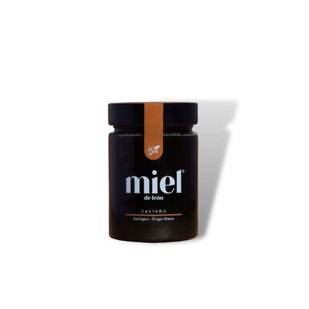 Miel de castaño Bio 450g Miel de Leon