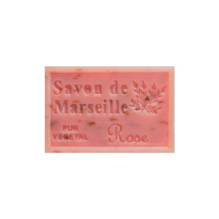 Jabon de marsella Petalos de Rosa 125g Savonnerie