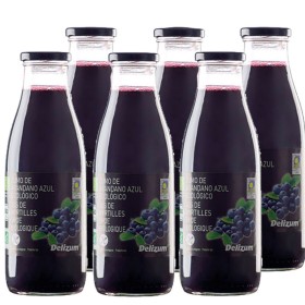 Zumo de Arandano Azul (blueberry) bio 6x750ml Delizum