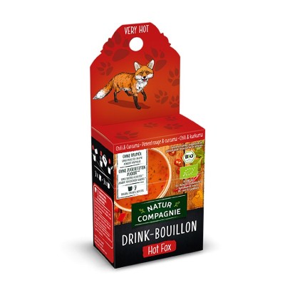 drink bouillon hot fox curcuma bio 50 gr