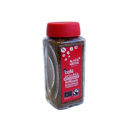 Cafe soluble descafeinado liofilizado bio 100 g Alternativa 3