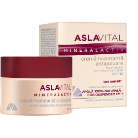 Crema Hidratante Anticontaminación FPS10 50 ml ASLA VITAL (Dra. Ana Aslan) | Sanavitalf