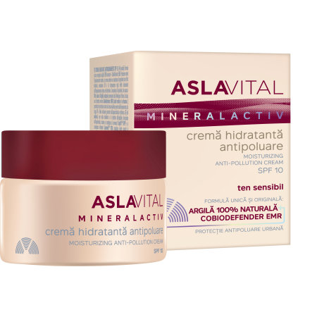 Crema Hidratante Anticontaminación FPS10 50 ml ASLA VITAL (Dra. Ana Aslan) | Sanavitalf