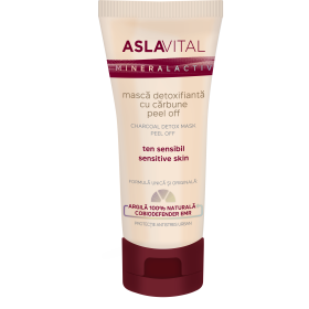 Mascarilla Detoxificante con Carbón Activo - Peel off 100 ml ASLA VITAL (Dra. Ana Aslan) | Sanavitalf