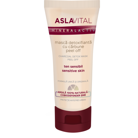 Mascarilla Detoxificante con Carbón Activo - Peel off 100 ml ASLA VITAL (Dra. Ana Aslan) | Sanavitalf