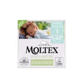 MOLTEX PURE & NATURE PAÑALES ECOLOGICOS T1X22