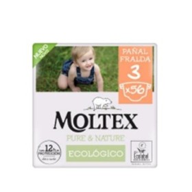 MOLTEX PURE & NATURE PAÑAL ECOLOGICOS T3X56