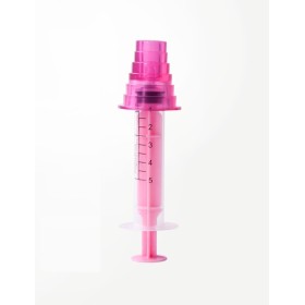 Jeringuilla para medicina oral Rosa Sanitec