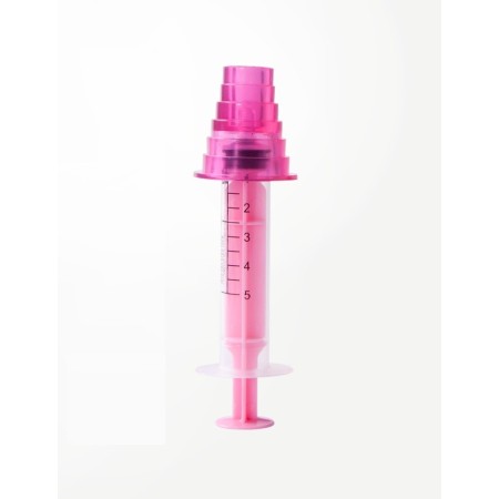 Jeringuilla para medicina oral Rosa Sanitec