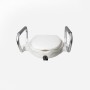 Alza elevador para WC 15 cm con tapa y Asideros Sanitec
