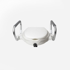 Alza elevador para WC 15 cm con tapa y Asideros Sanitec